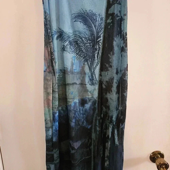 Anthropologie Sleeveless Sheath Midi Beach Cover up Dress Medium - Picture 5 of 8